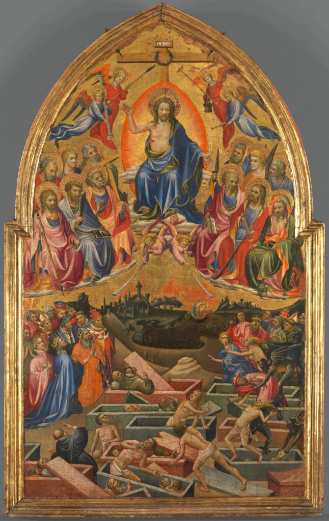 Image showing Jesus at the top of a hierarchy, reflecting that God is the infinite dimension. Proving that the infinite dimension is all powerful proves the existence of God.